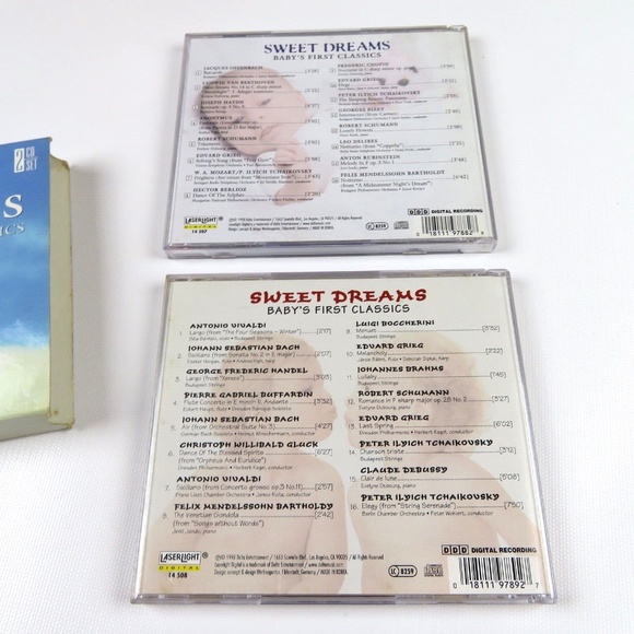 SWEET DREAMS Baby's First Classics AUDIO 2 CD set- 1999 - Picture 3 of 4
